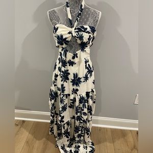 Never worn before! Ruffled maxi dress